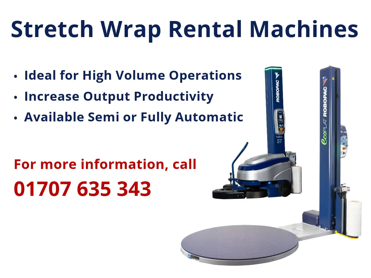 stretchwrap rental machines for pallet wrapping