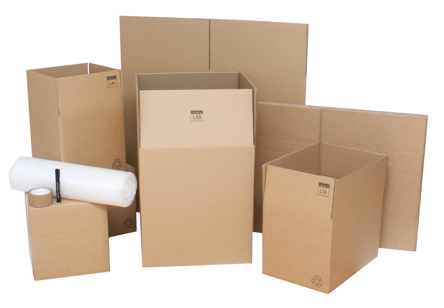 where to buy moving boxes and bubble wrap