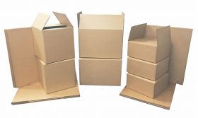 cardboard boxes pack with 35 boxes in three sizes