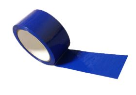blue adhesive polypropylene packing tape