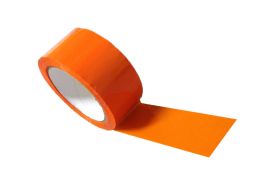 orange adhesive polypropylene packing tape