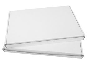 white A5 C5 pizza style postal boxes