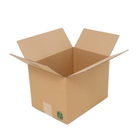 recyclable single wall boxes / cartons with smooth Kraft outer