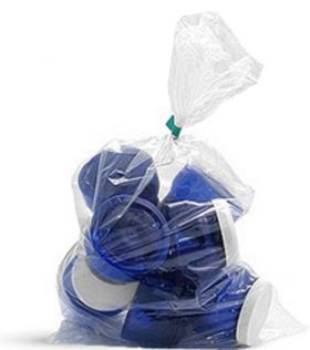 clear medium duty polythene bags